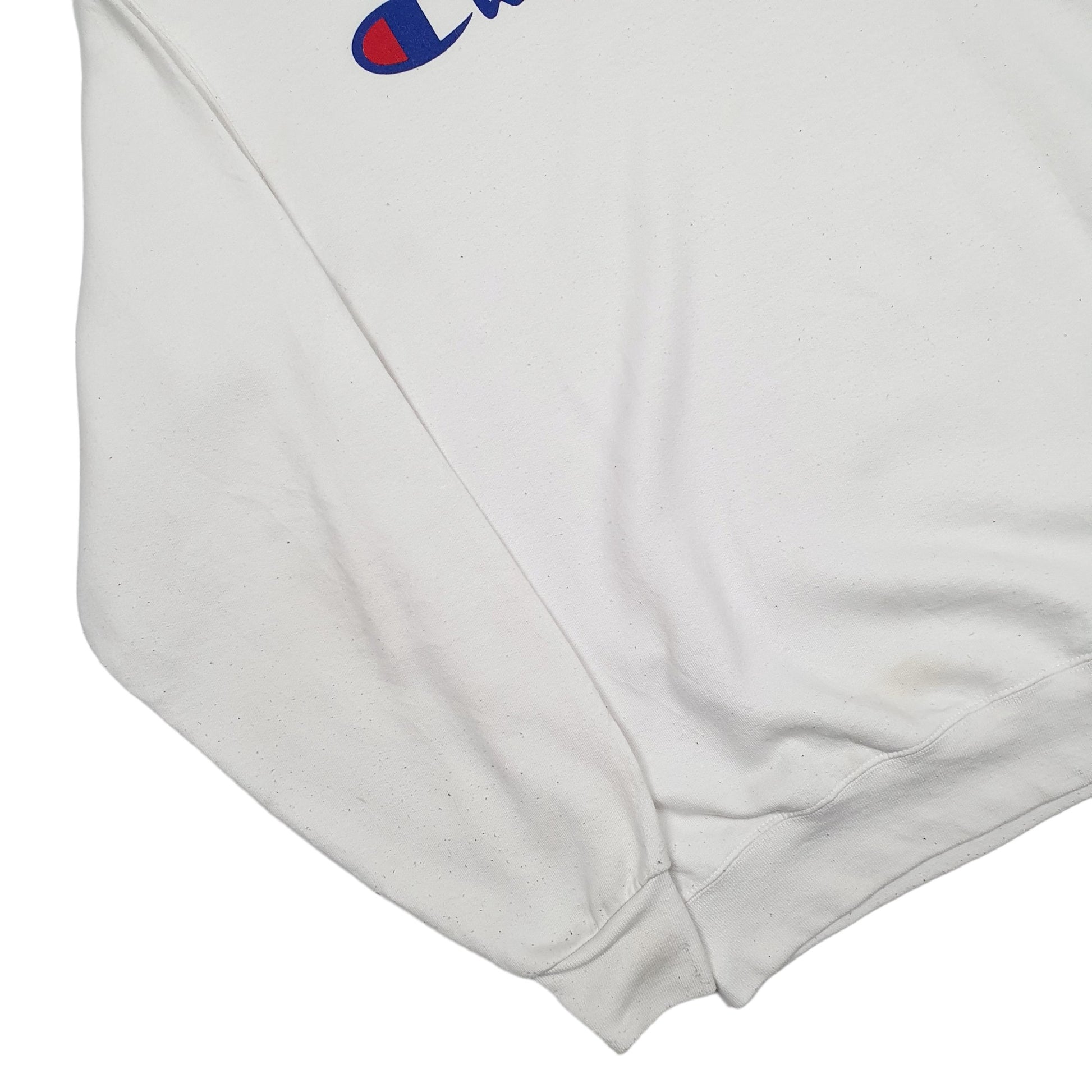 Mens White Champion Santa Cruz Crewneck Jumper