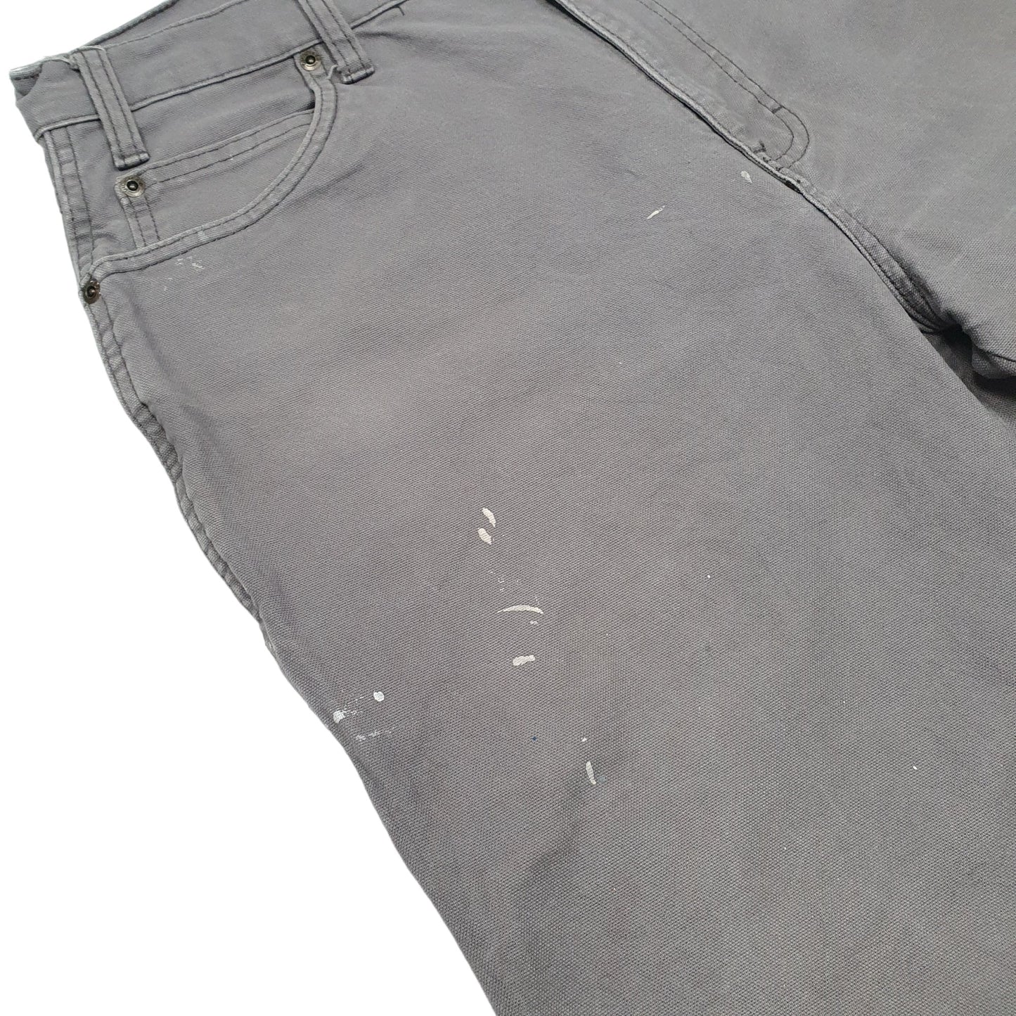 Mens Grey Dickies Carpenter Work Wear Carpenter Shorts