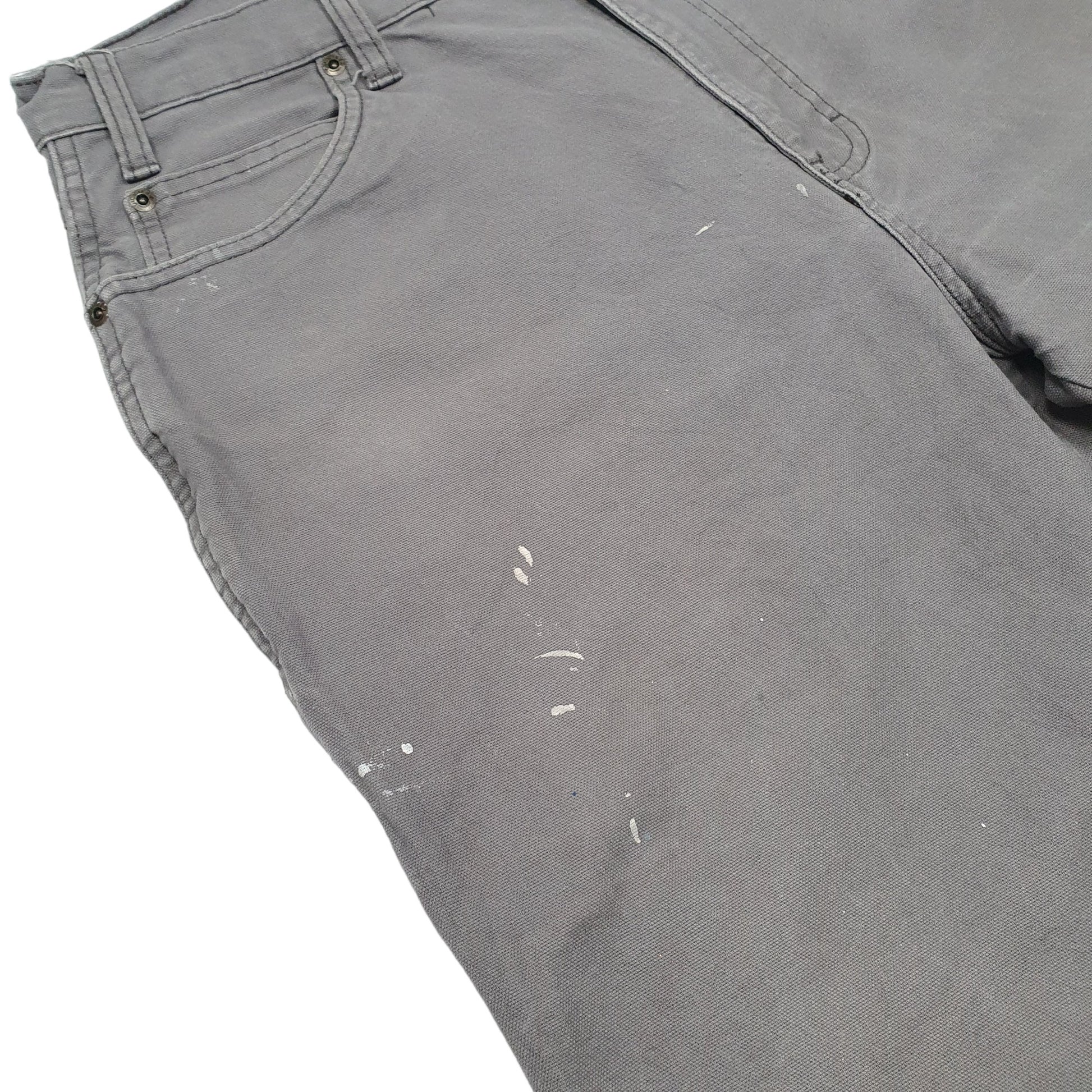 Mens Grey Dickies Carpenter Work Wear Carpenter Shorts