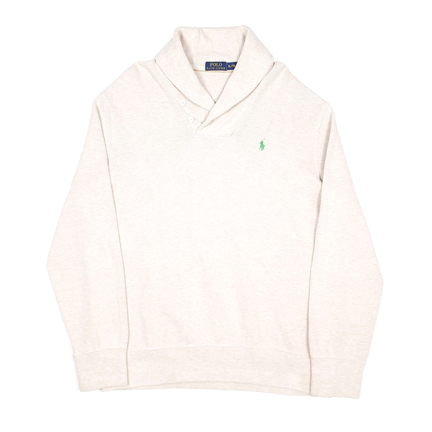 Beige Polo Ralph Lauren Shoal Neck Jumper