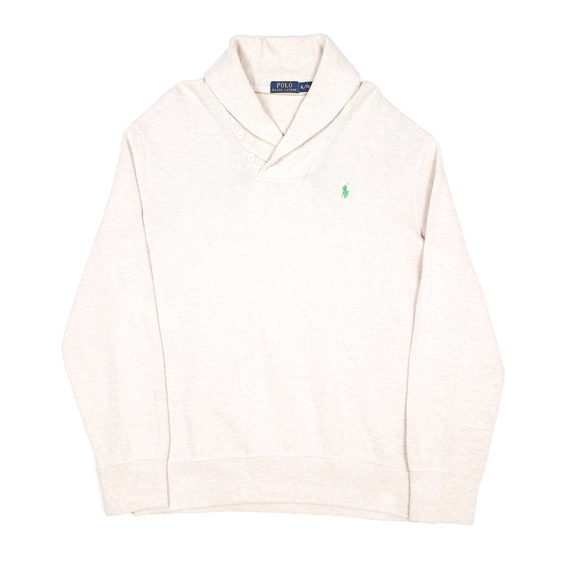 Beige Polo Ralph Lauren Shoal Neck Jumper