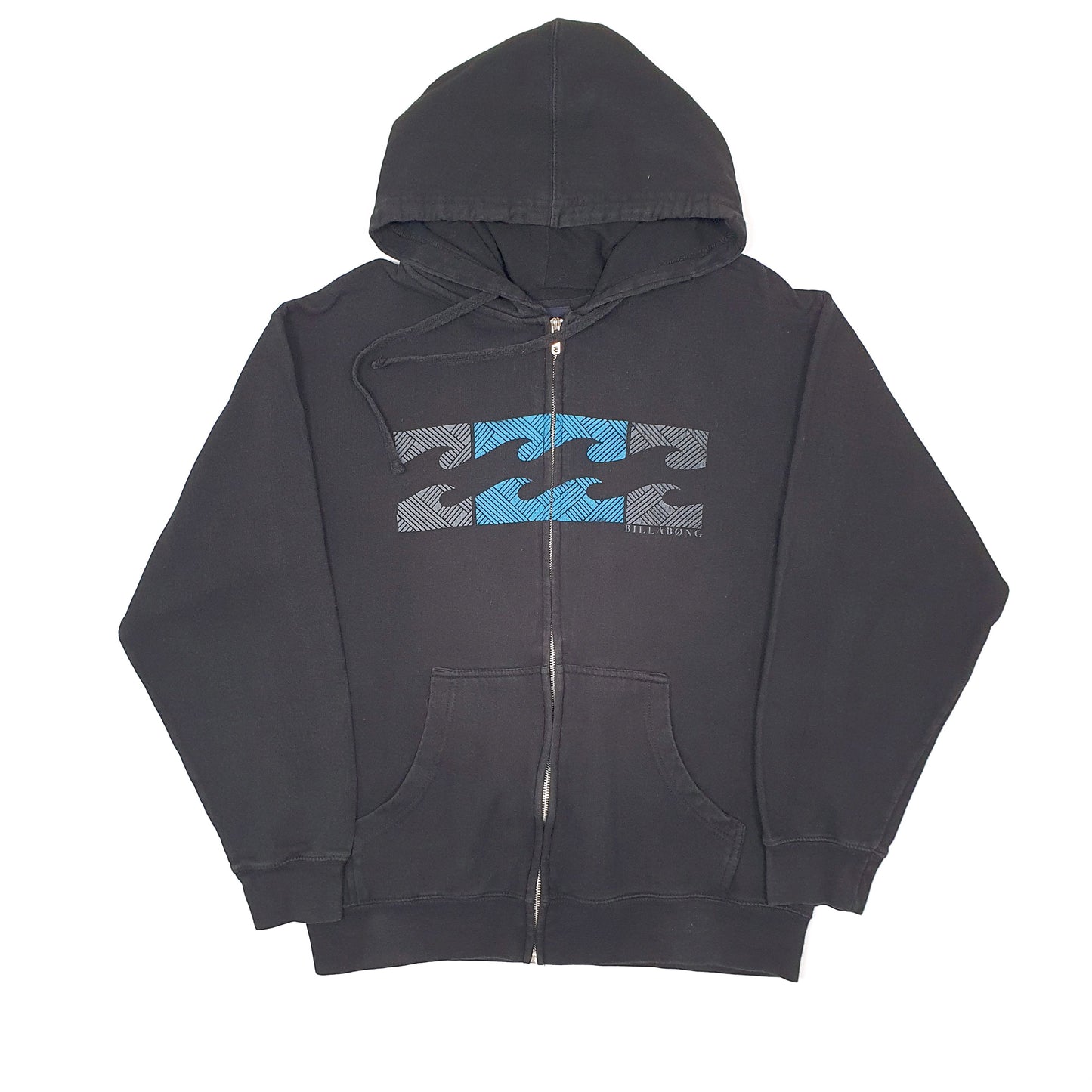 Mens Black Billabong Surf Full Zip Jumper