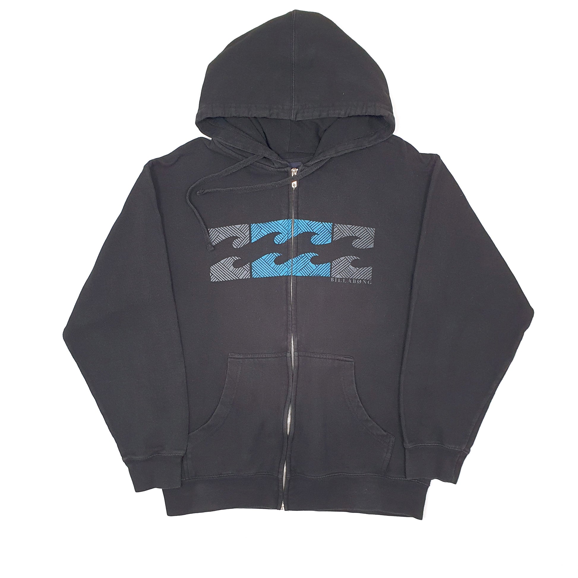 Mens Black Billabong Surf Full Zip Jumper