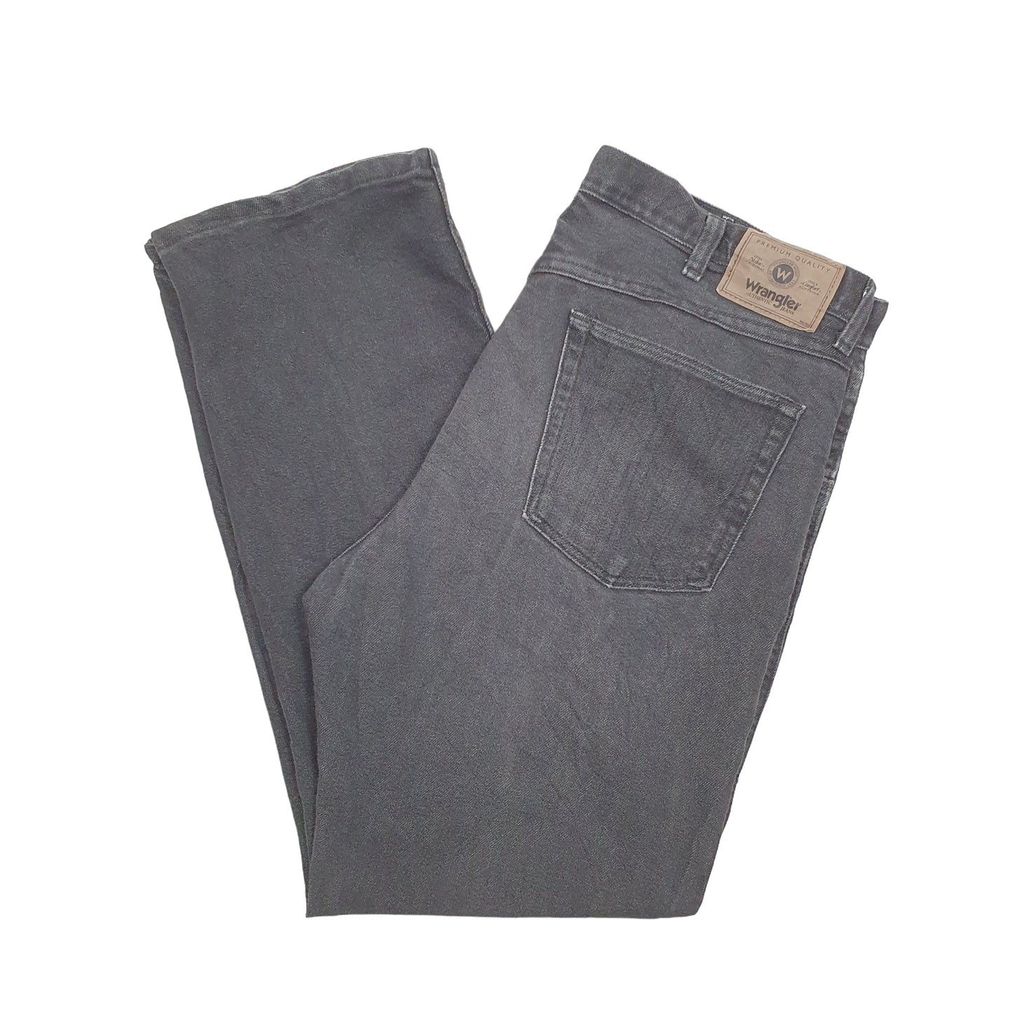 Wrangler Regular Straight Fit Jeans W36 L30 Black