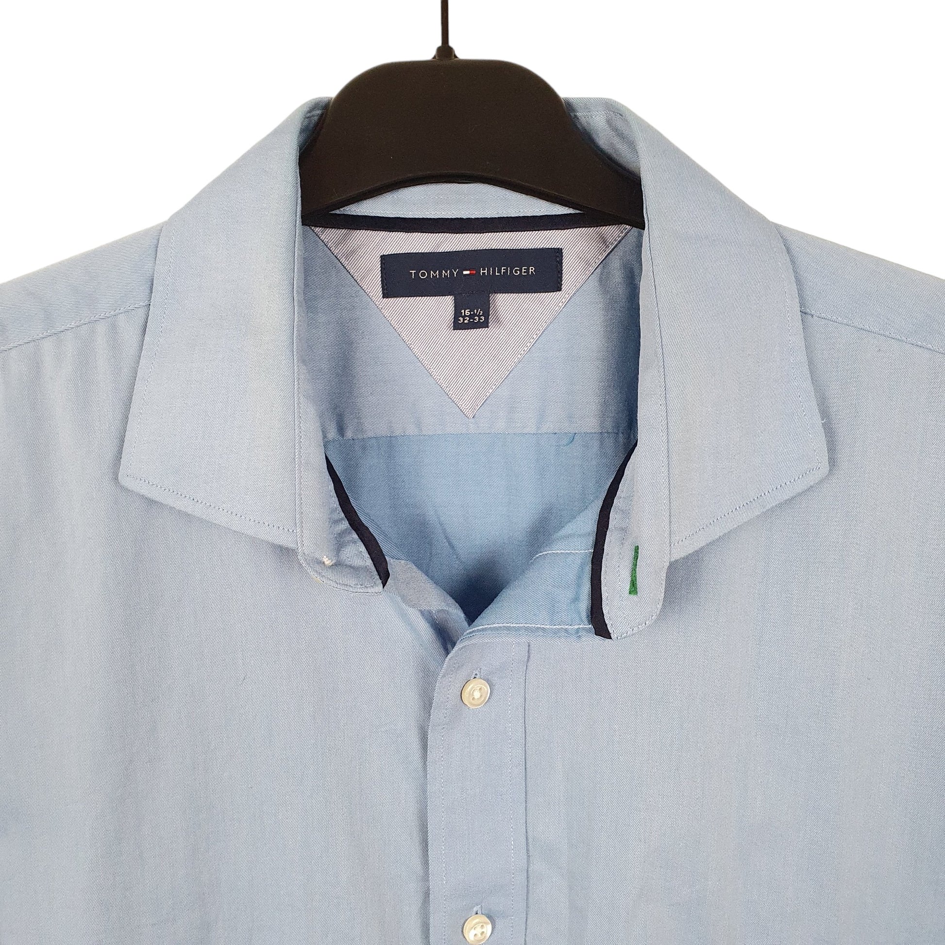 Tommy Hilfiger Long Sleeve Slim Fit Shirt Blue