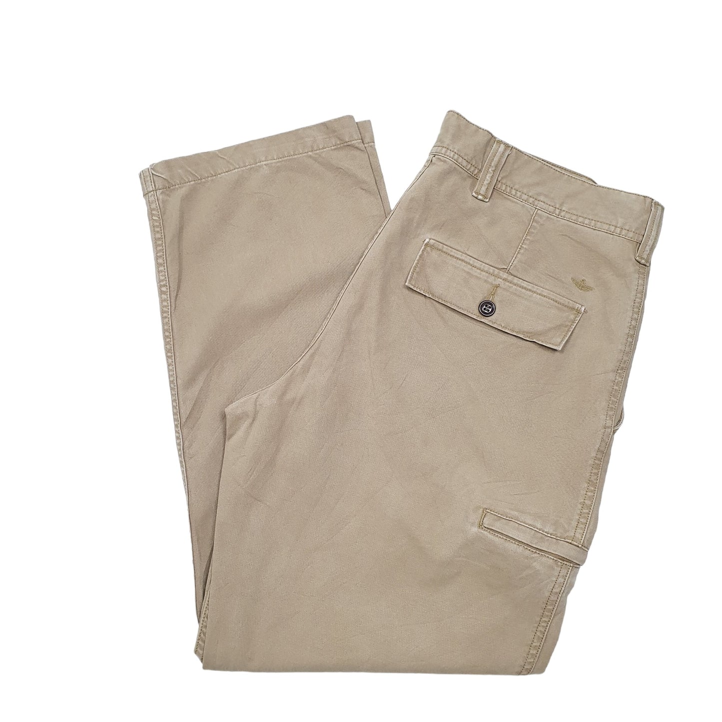 Mens Beige Dockers Combat Pants Cargo Trousers