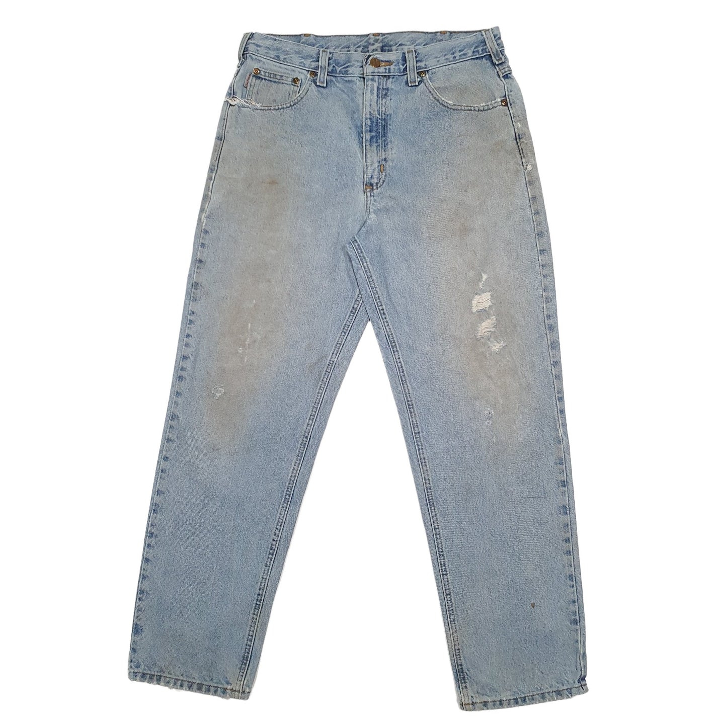 Mens Blue Carhartt  Carpenter JeansW34 L30