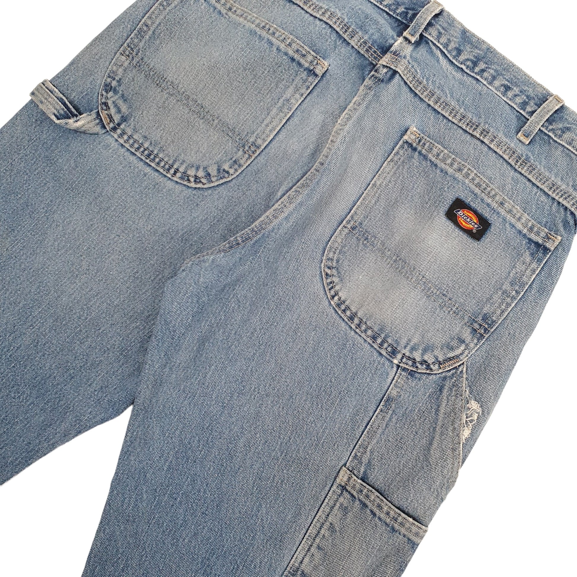 Mens Blue Dickies  Carpenter Trousers