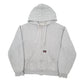 Mens Grey Dickies Hoodie Full Zip Jumper