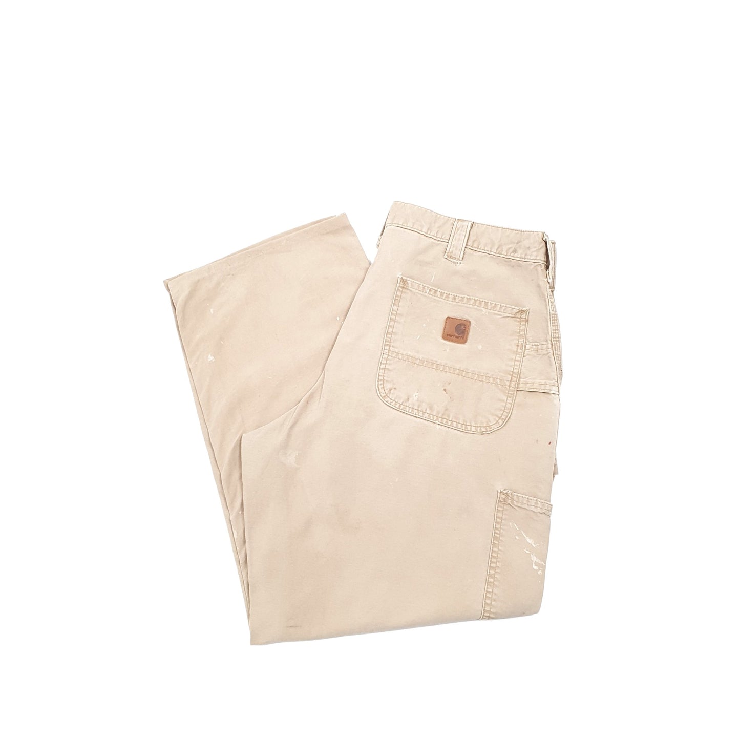 Carhartt Carpenter Loose Fit Chino Jeans W35 L28 Beige