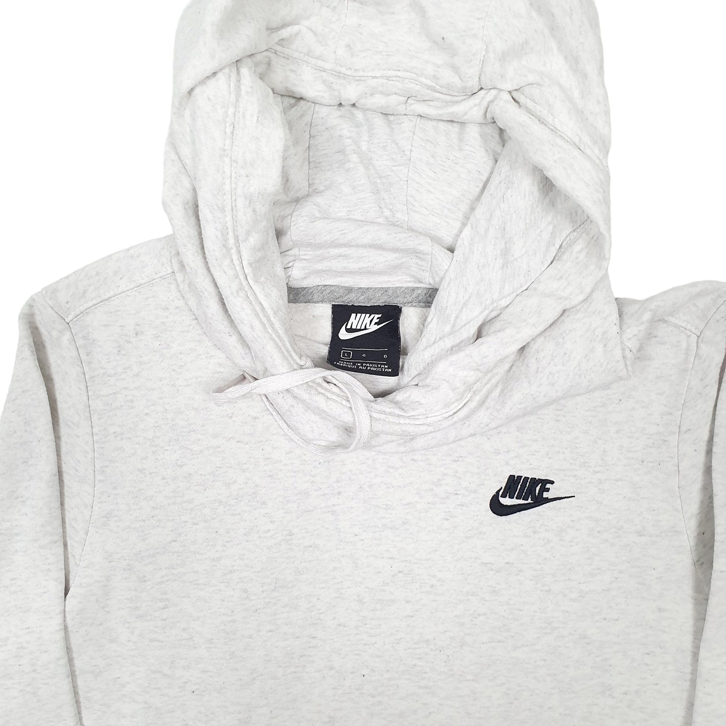 Womens Grey Nike Turtle Neck Hoodie Jumper