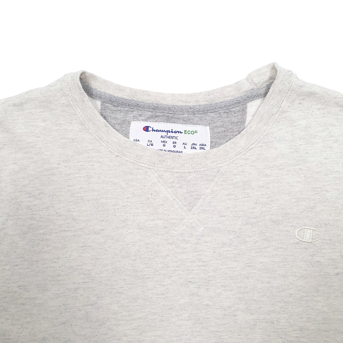 Womens Grey Champion  Crewneck Jumper
