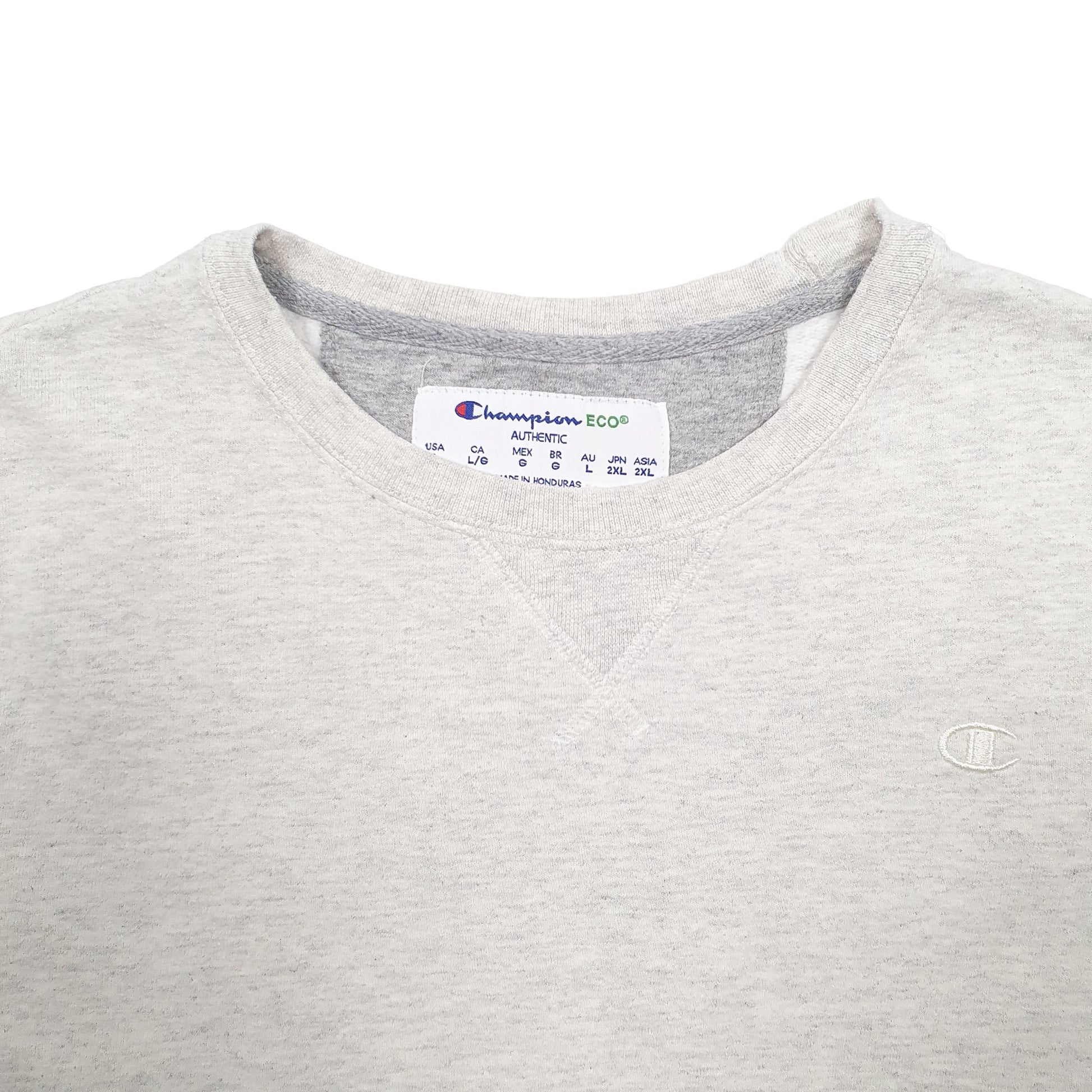 Womens Grey Champion  Crewneck Jumper