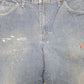 Carhartt Casual Loose Fit Carpenter Jeans W34 L30 Blue
