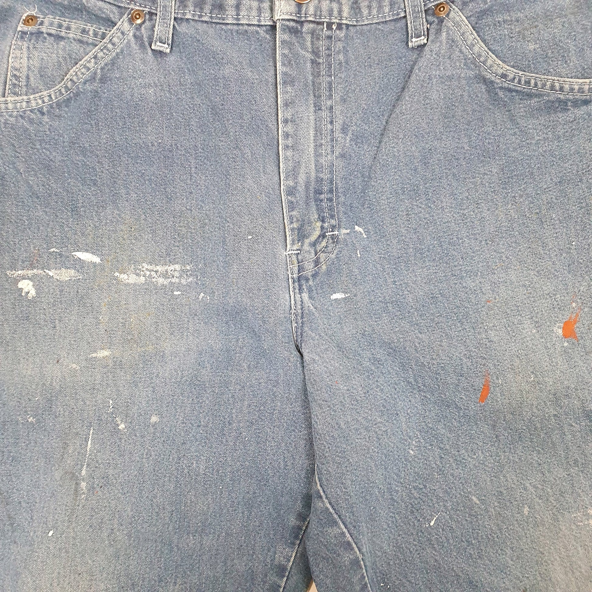 Carhartt Casual Loose Fit Carpenter Jeans W34 L30 Blue