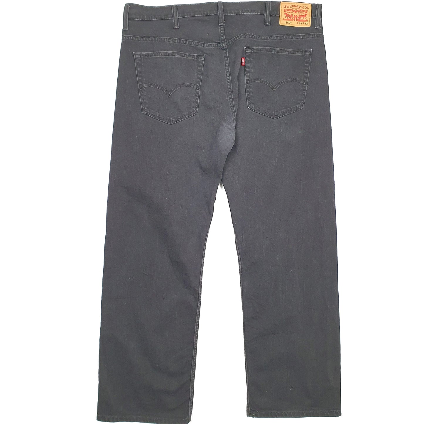 Levis 569 Loose Fit Jeans W40 L30 Black