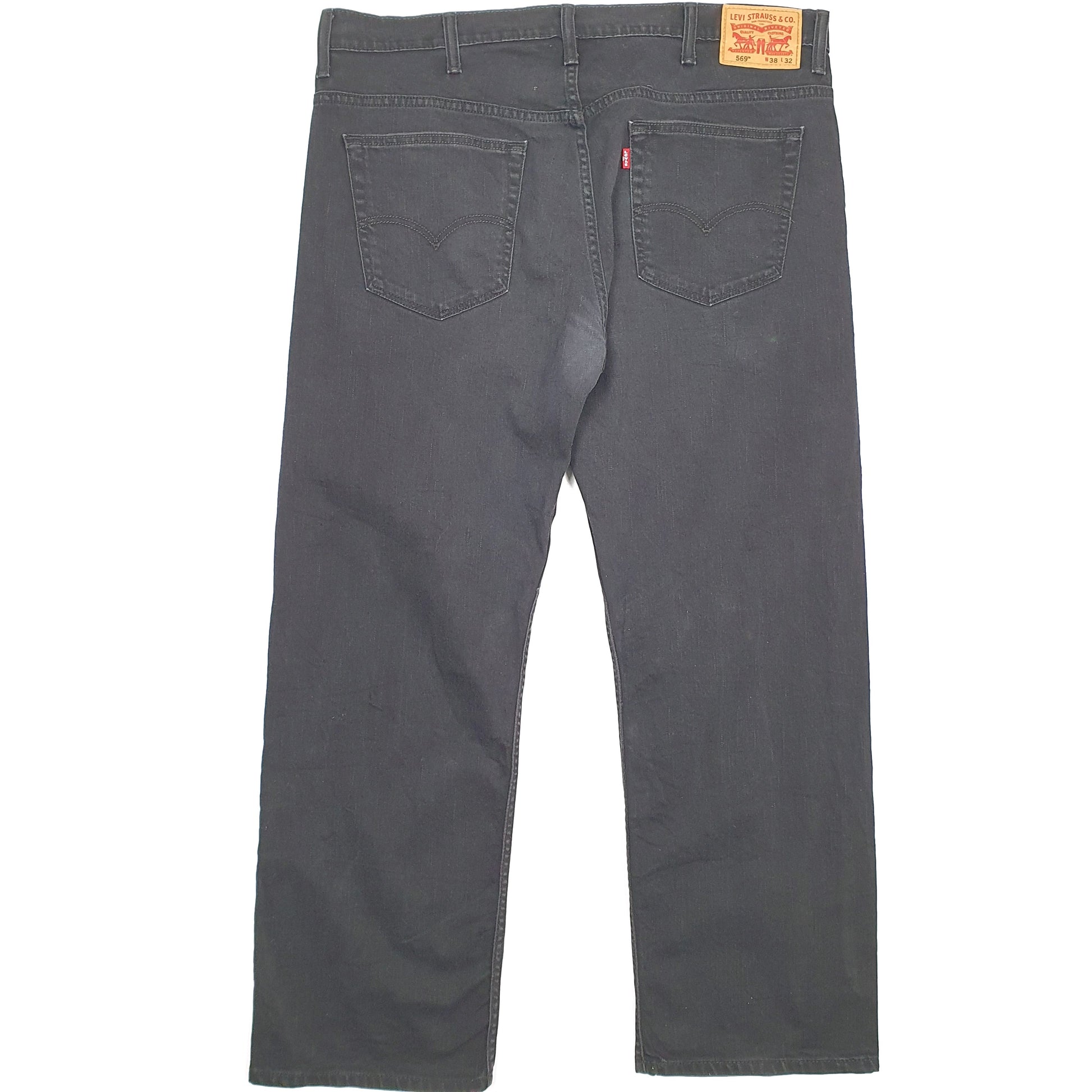 Levis 569 Loose Fit Jeans W40 L30 Black