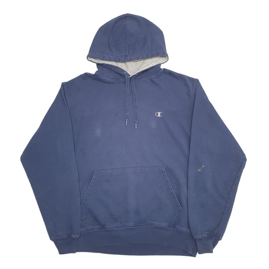 Mens Navy Champion Hoodie Jumper