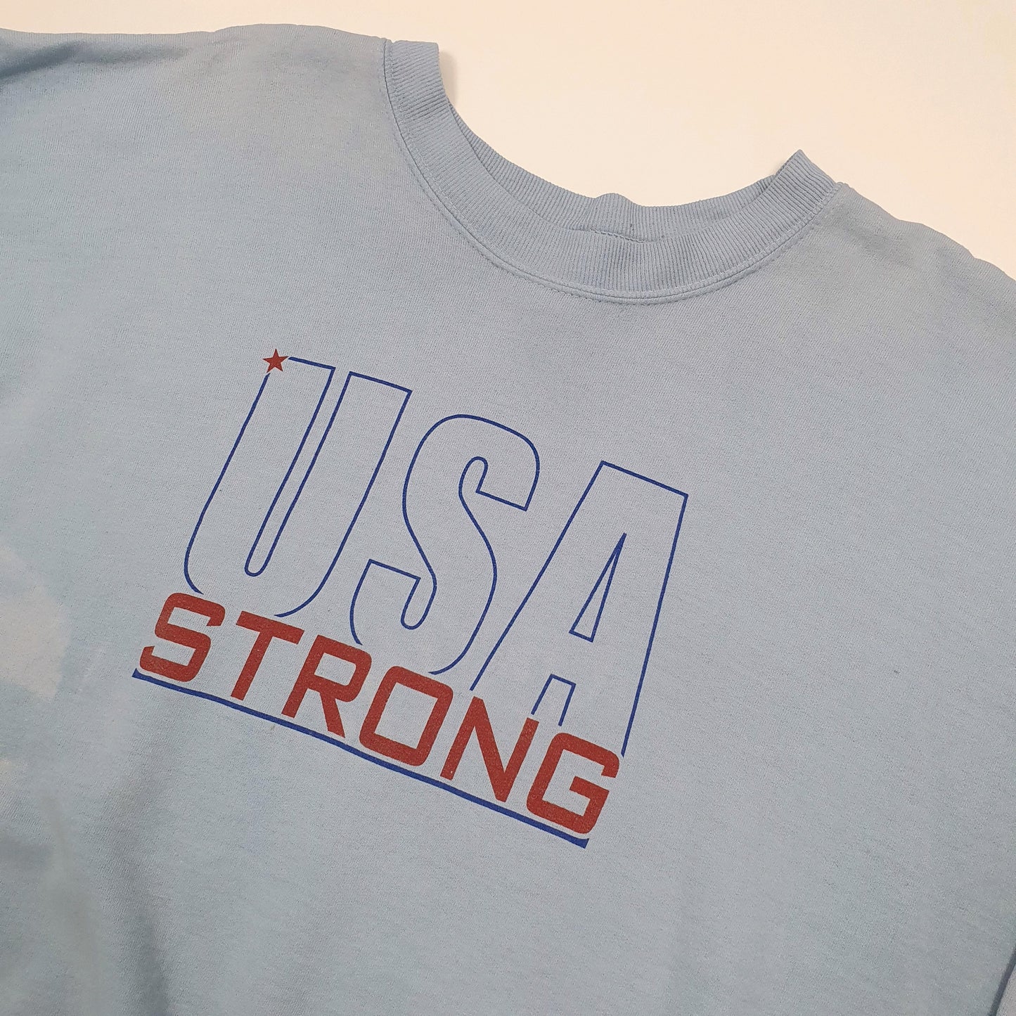 USA Strong Crewneck XXL Blue