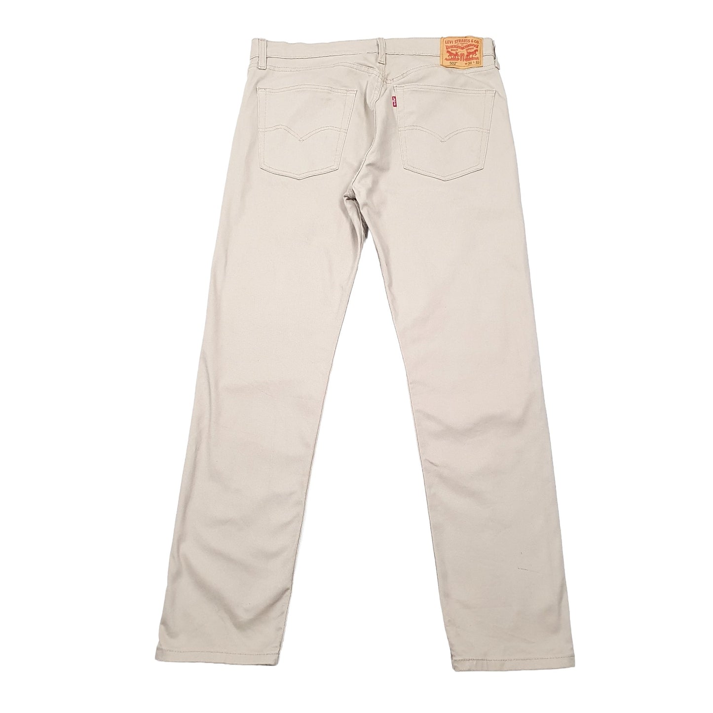Levis 502 Regular Fit Jeans W36 L32 Beige