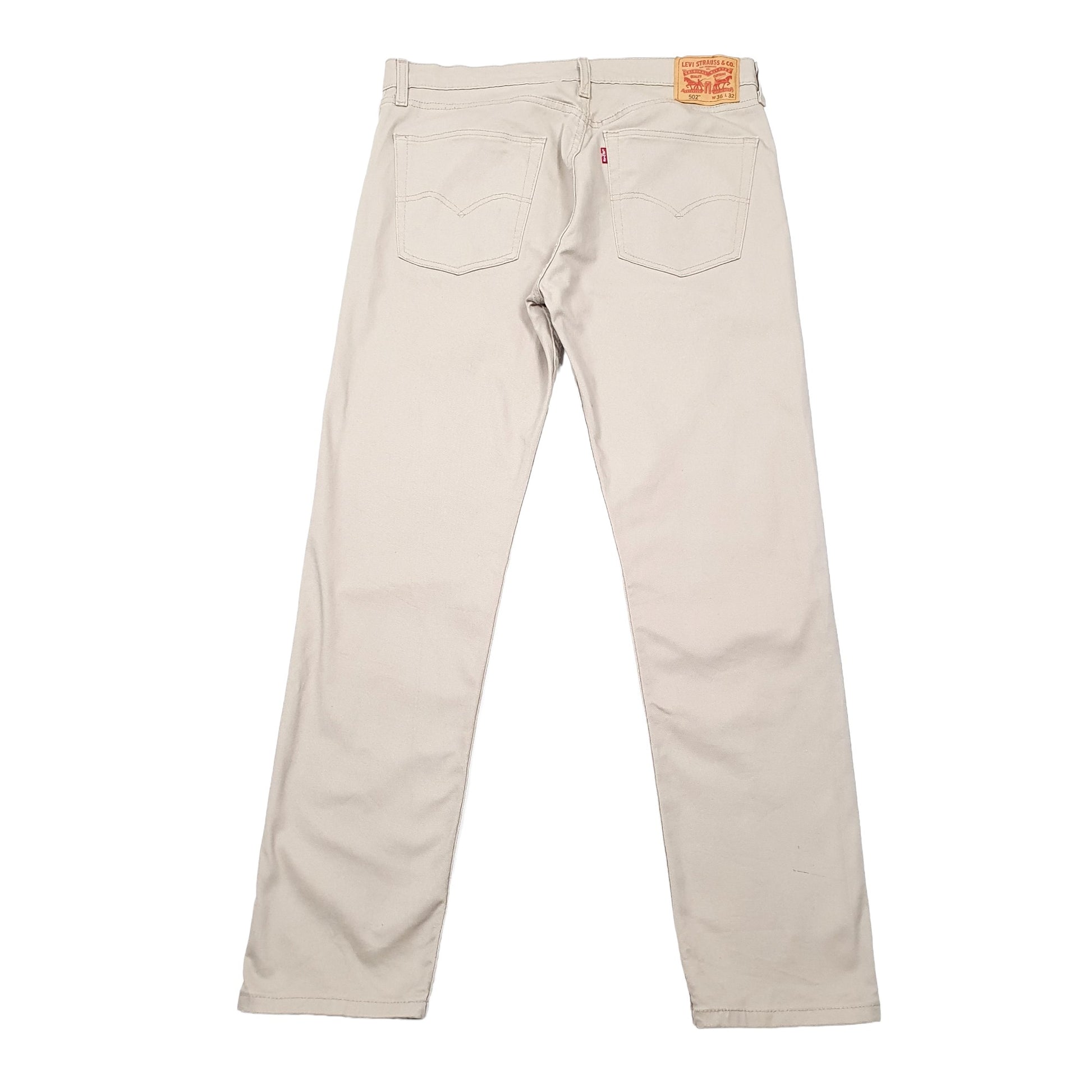 Levis 502 Regular Fit Jeans W36 L32 Beige