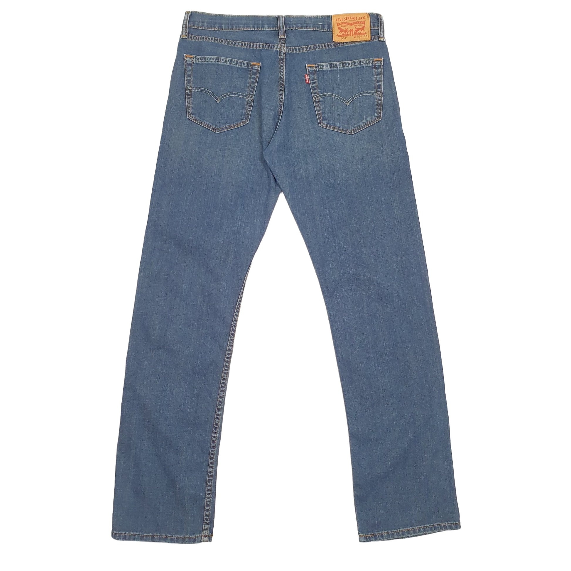 Levis 504 Regular Fit Jeans W33 L32 Blue