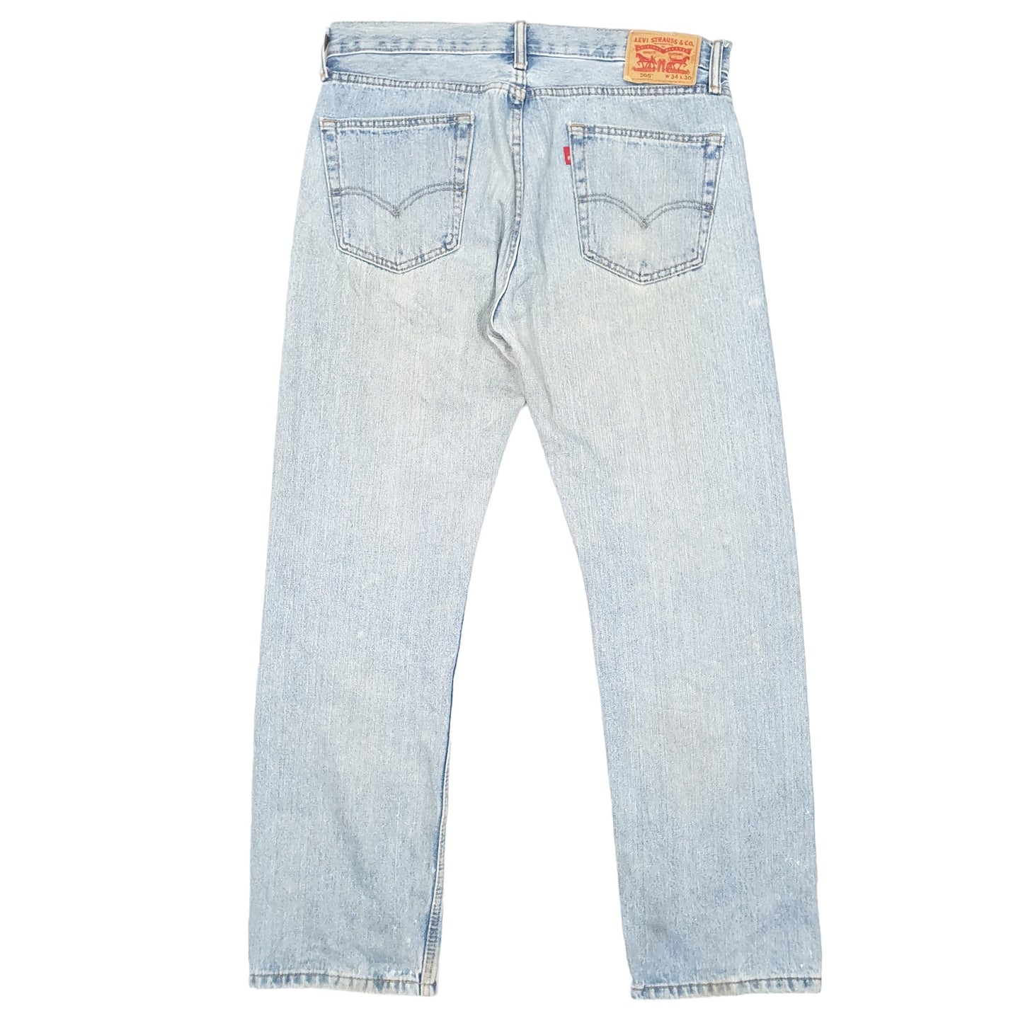Mens Blue Levis  505 JeansW34 L30