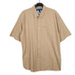 Tommy Hilfiger Short Sleeve Regular Fit Check Shirt Brown