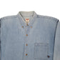 Mens Blue Dickies Denim Shacket Workwear Long Sleeve Shirt