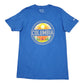 Mens Blue Columbia Sportswear Tent Short Sleeve T Shirt