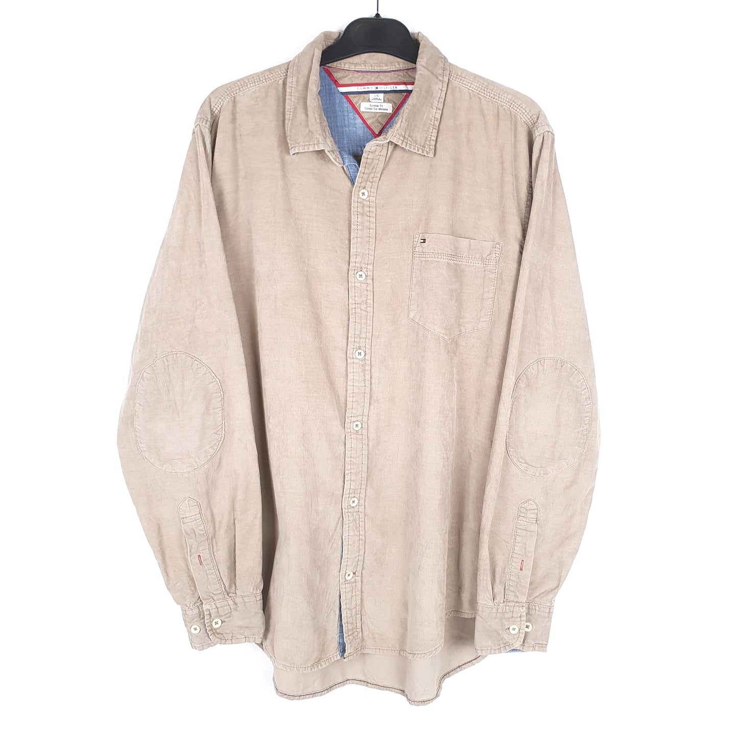 Beige Tommy Hilfiger Long Sleeve Shirt