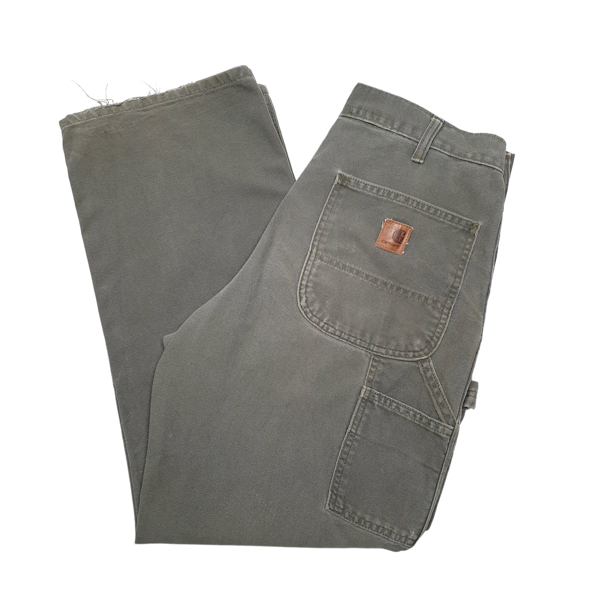 Mens Khaki Carhartt  Carpenter Trousers