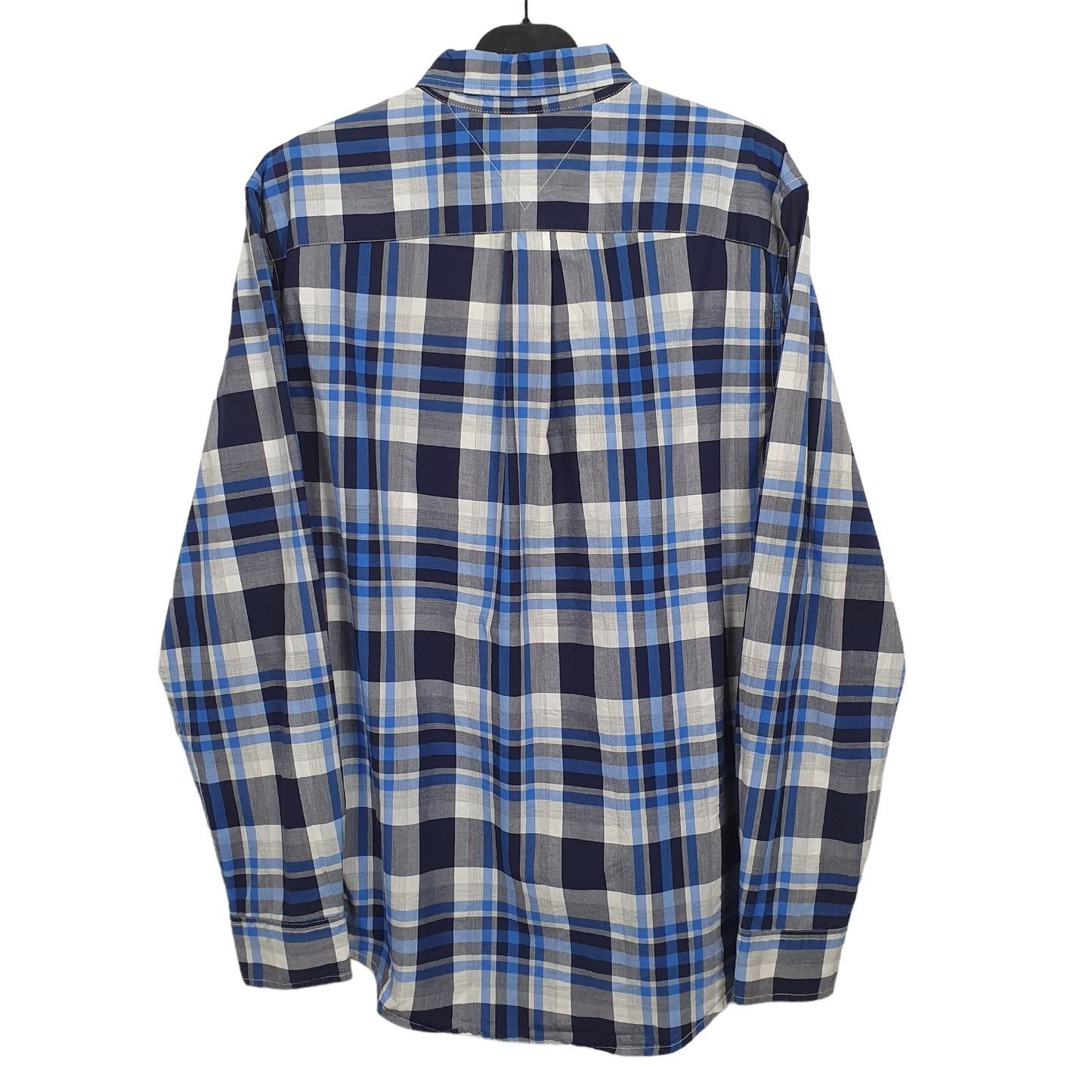 Tommy Hilfiger Long Sleeve Regular Fit Check Shirt Blue