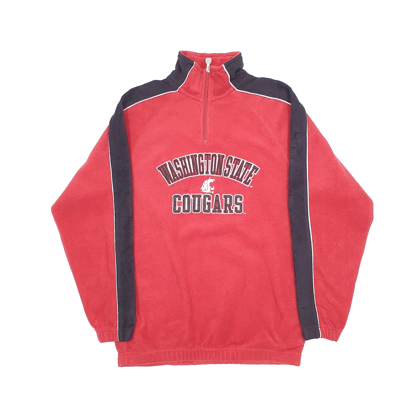 Adidas Washington Cougars Quarter Zip Fleece S Red