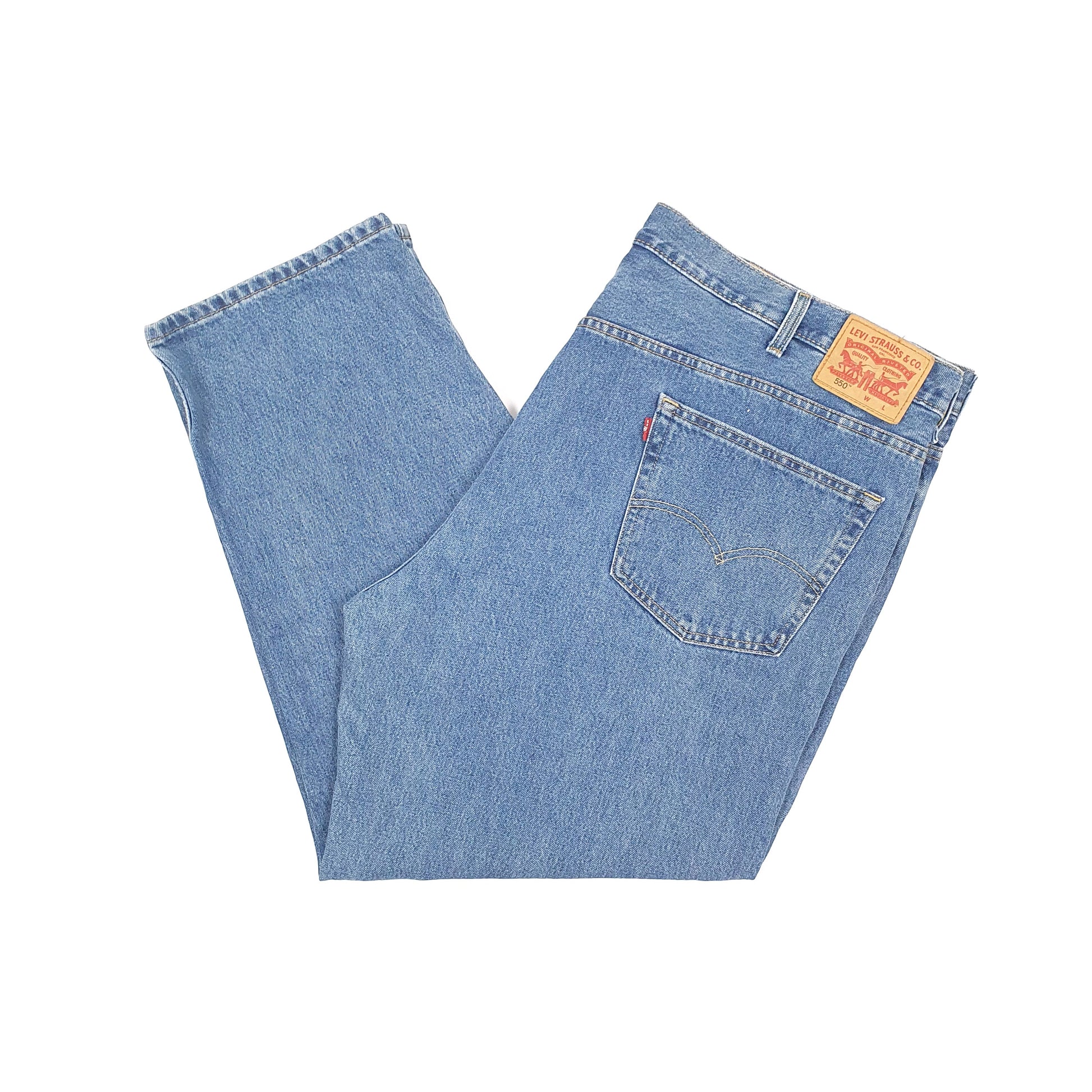 Levis 550 Relaxed Fit Jeans W50 L30 Blue