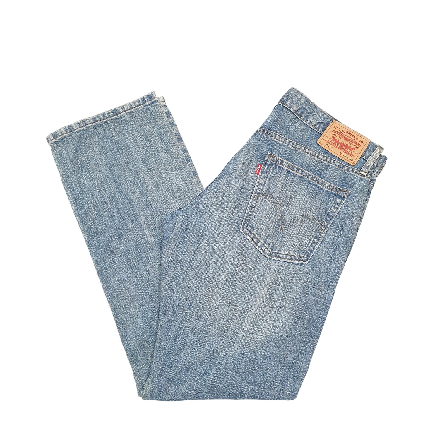 Mens Blue Levis  514 JeansW33 L30