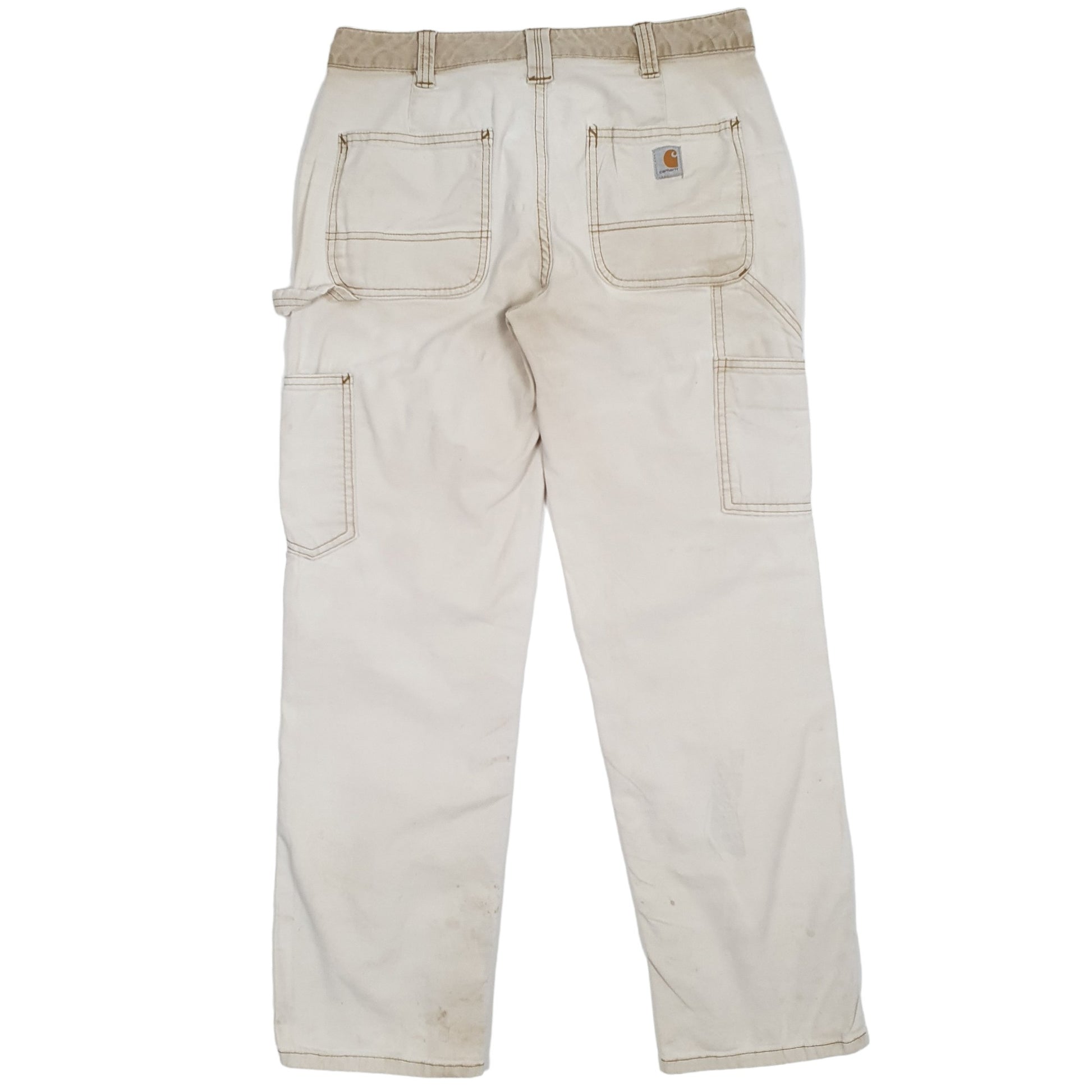 Womens Carhartt Beige Carpenter Trousers UK Beige