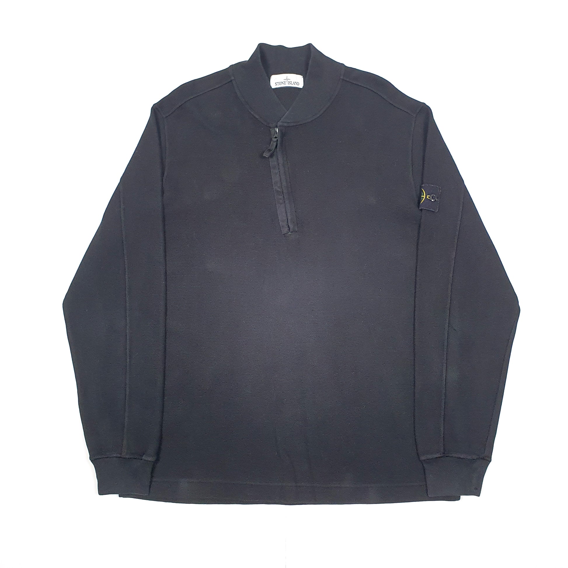 Stone Island Quarter Zip XXL Black