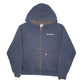 Mens Navy Dickies Hoodie Workwear Full Zip Jumper