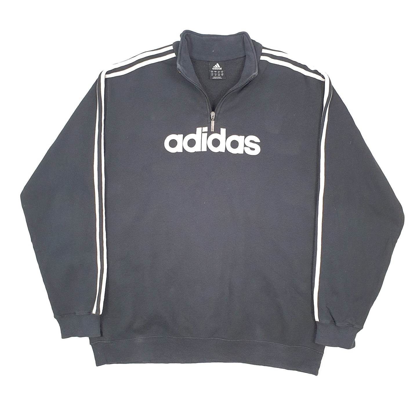 Adidas Spellout Quarter Zip XL Black