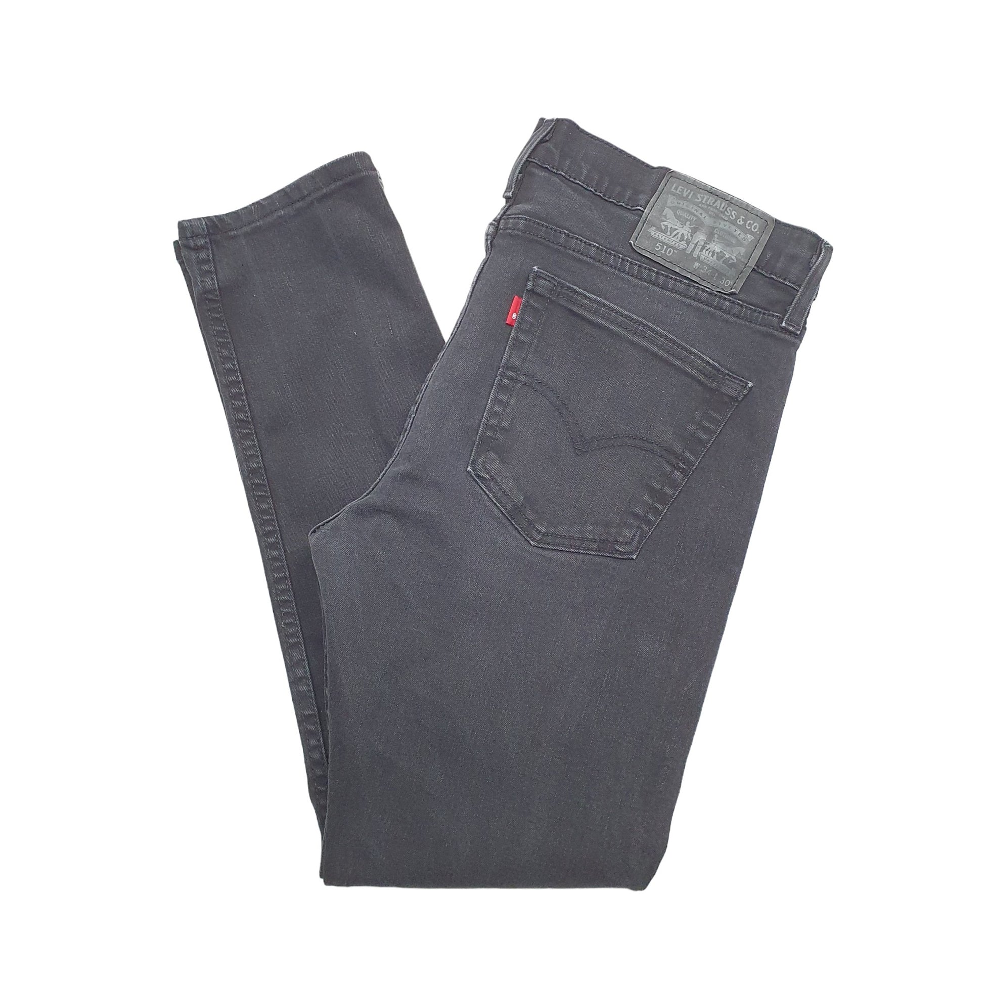 Levis 510 Skinny Fit Jeans W34 L30 Black