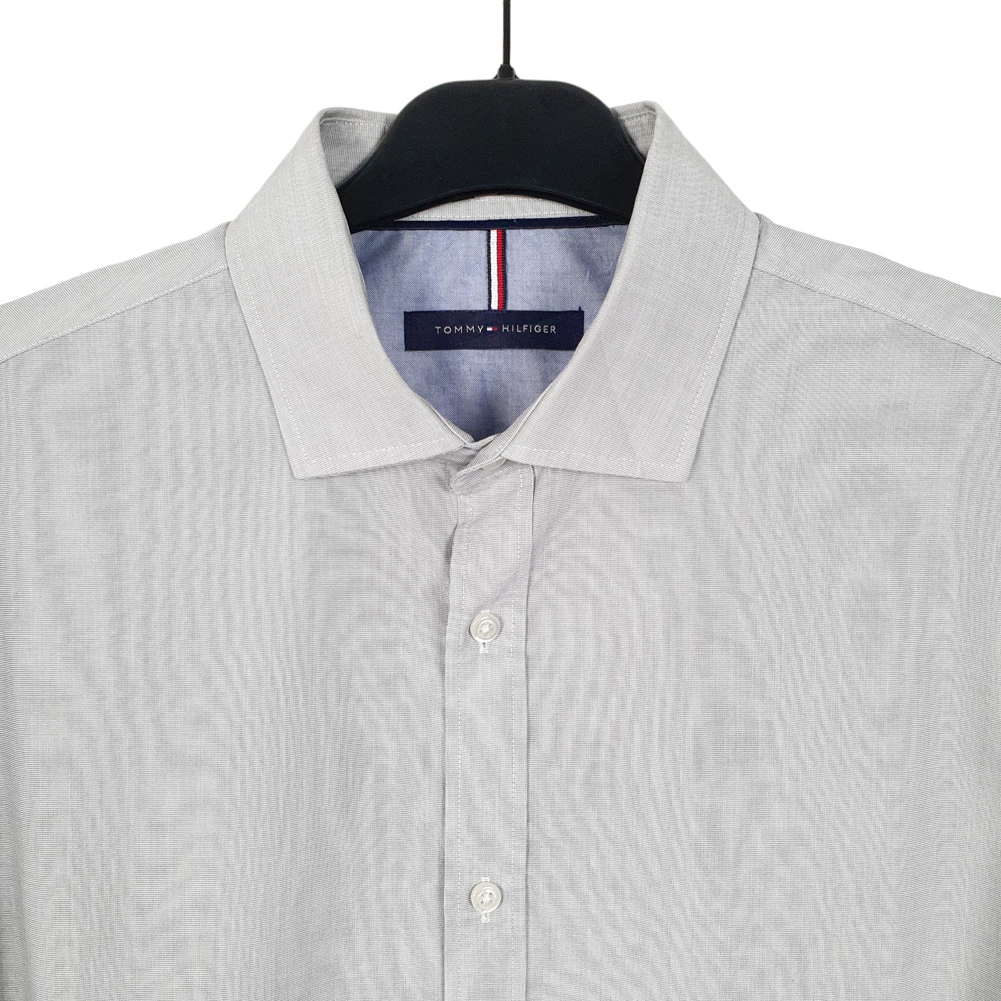 Tommy Hilfiger Long Sleeve Regular Fit Shirt Grey