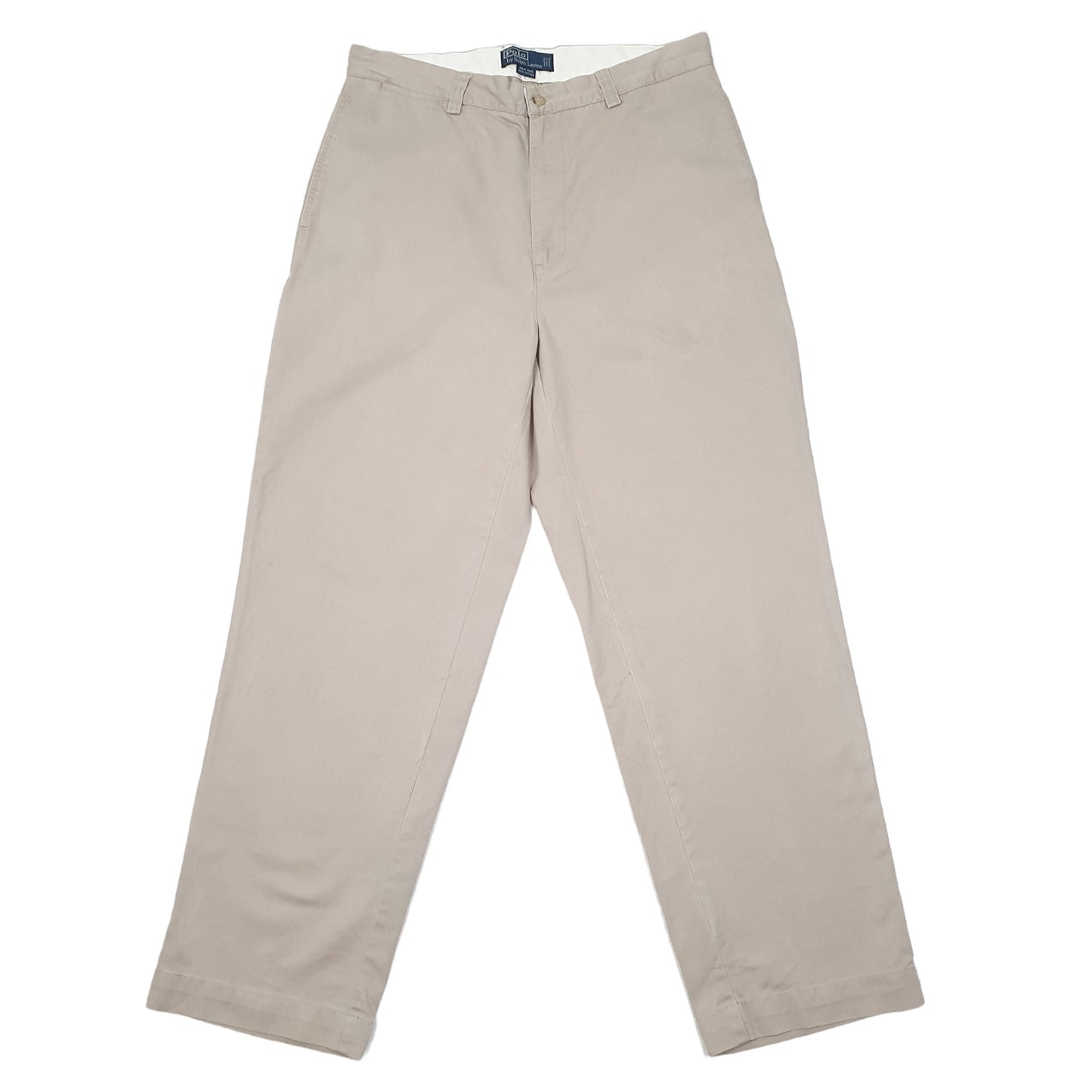 Mens Beige Polo Ralph Lauren Regular Fit Chino Trousers