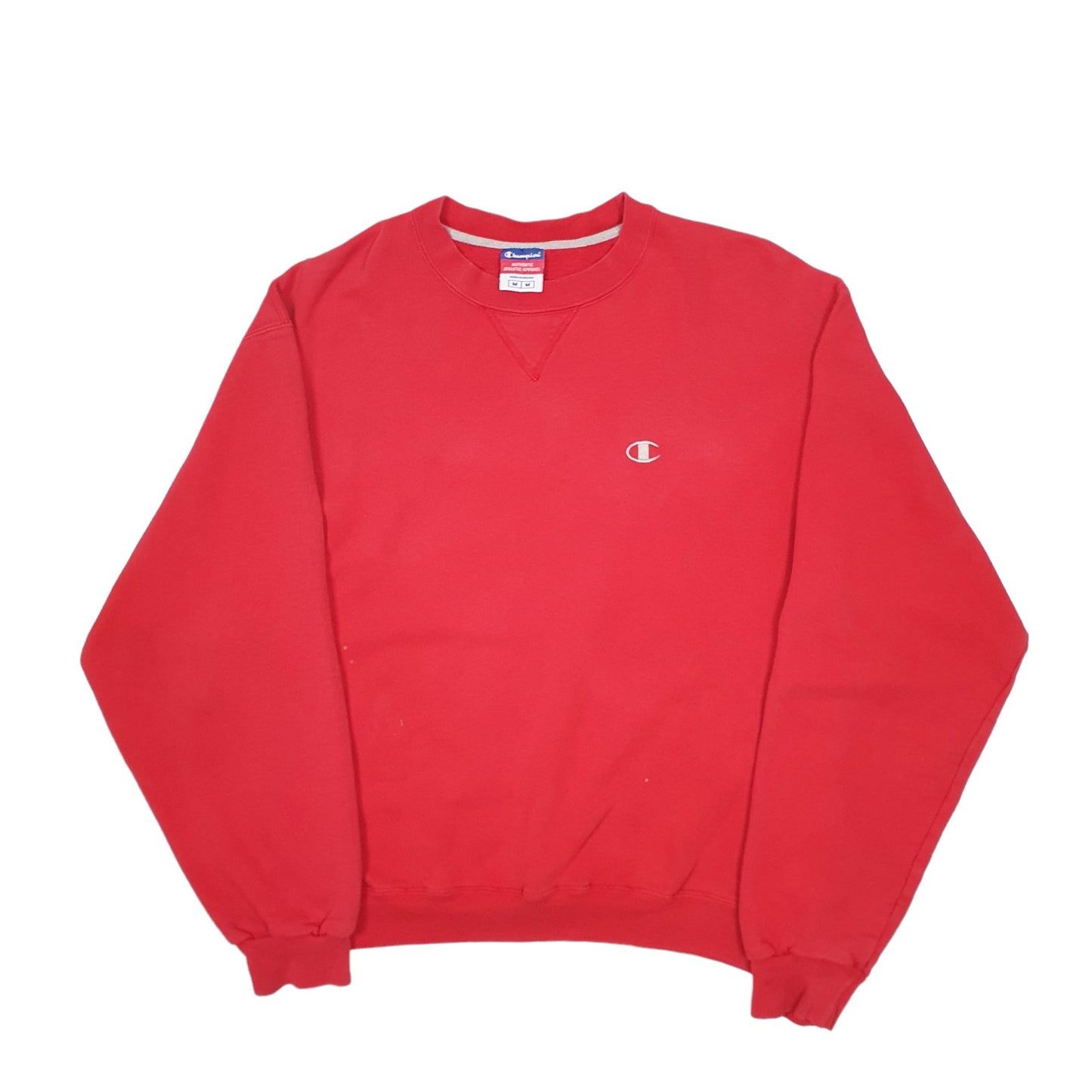 Mens Red Champion  Crewneck Jumper