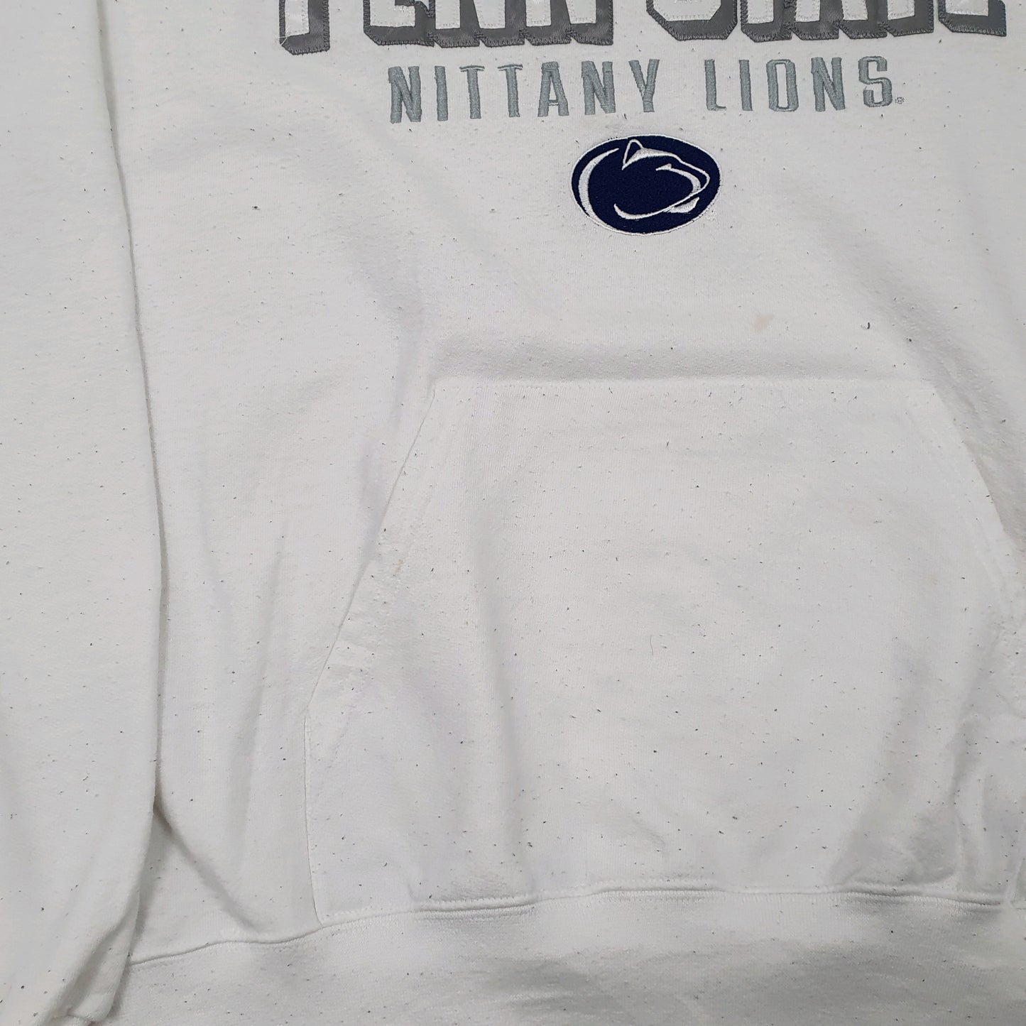 Mens White Champion Penn State Nittany Lions USA College Hoodie Jumper