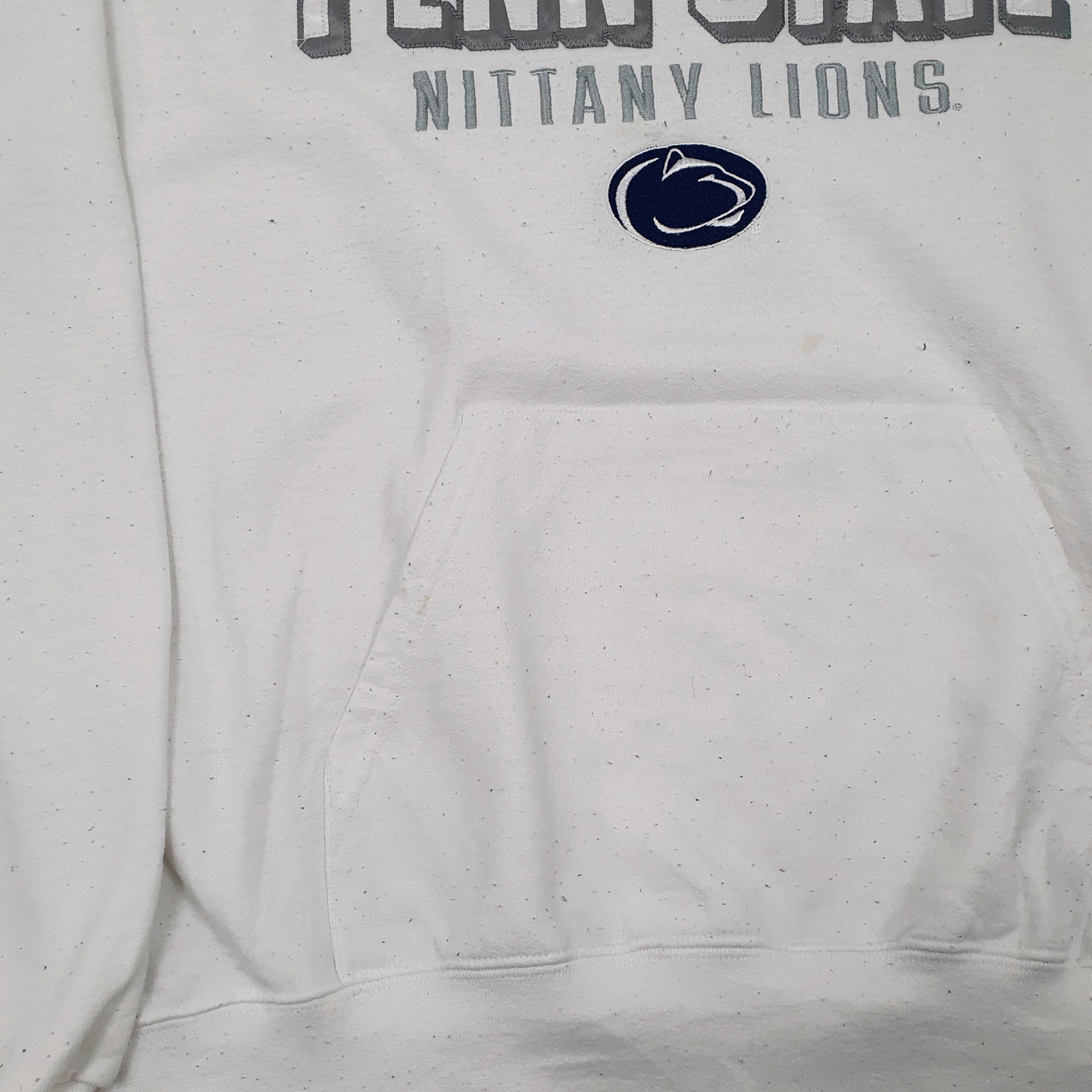 Mens White Champion Penn State Nittany Lions USA College Hoodie Jumper