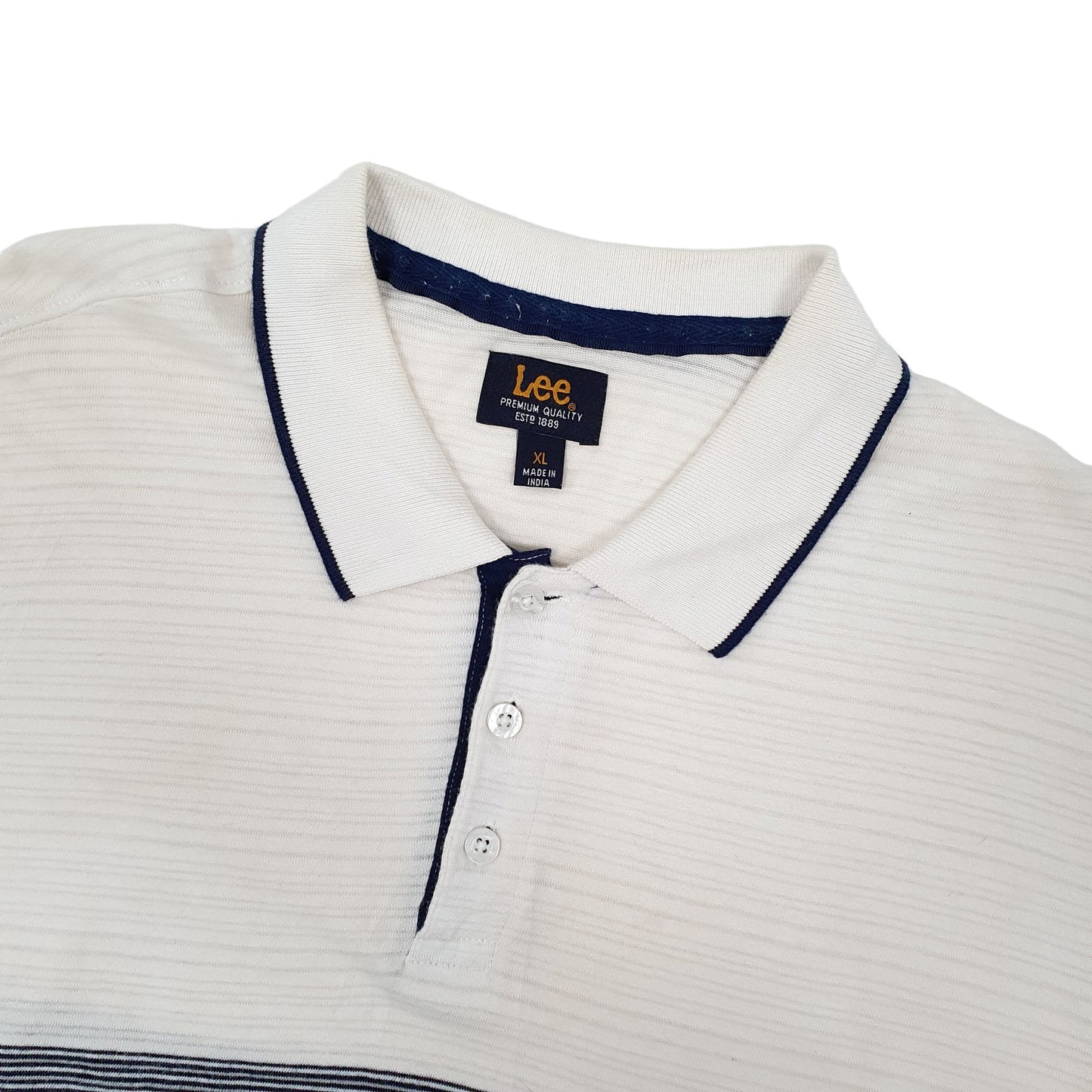 Lee Short Sleeve Polo Shirt Navy