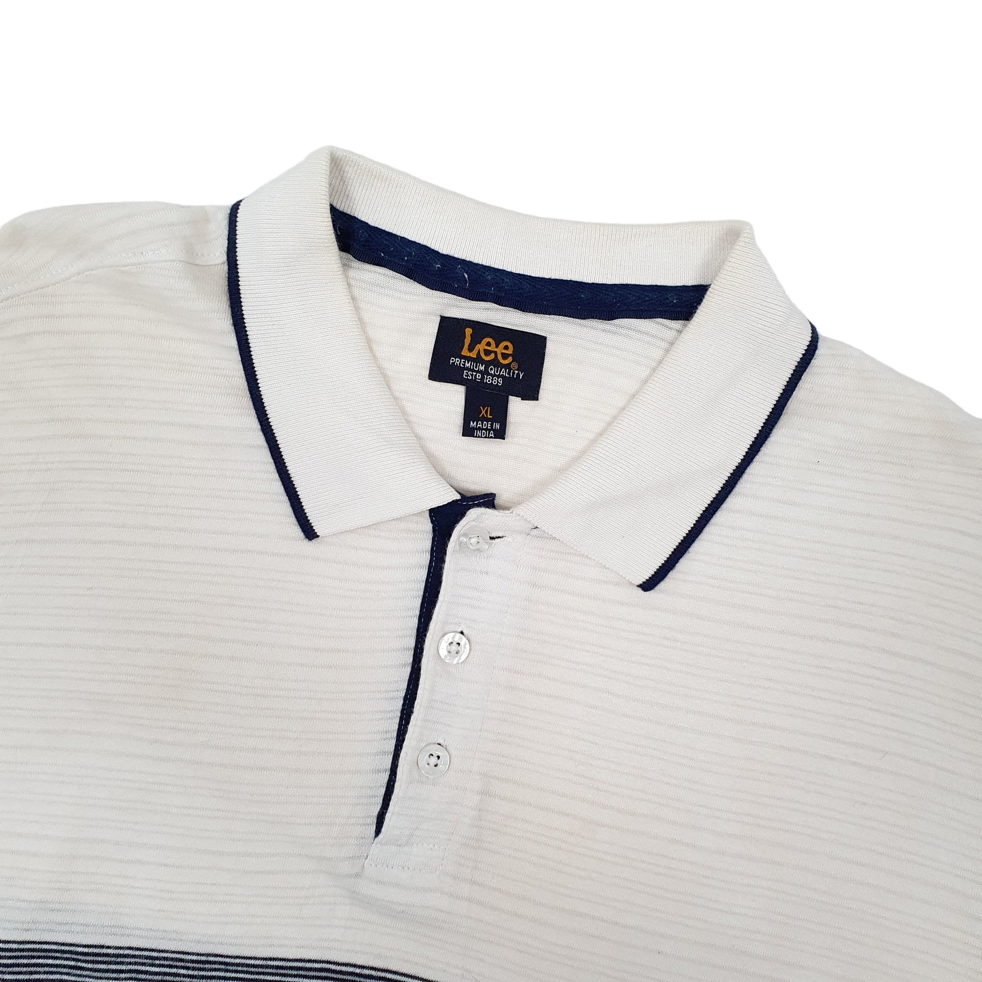 Lee Short Sleeve Polo Shirt Navy