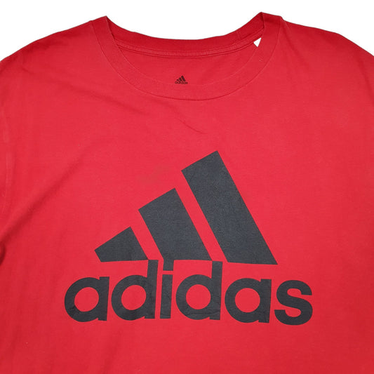 Adidas Short Sleeve T Shirt Red