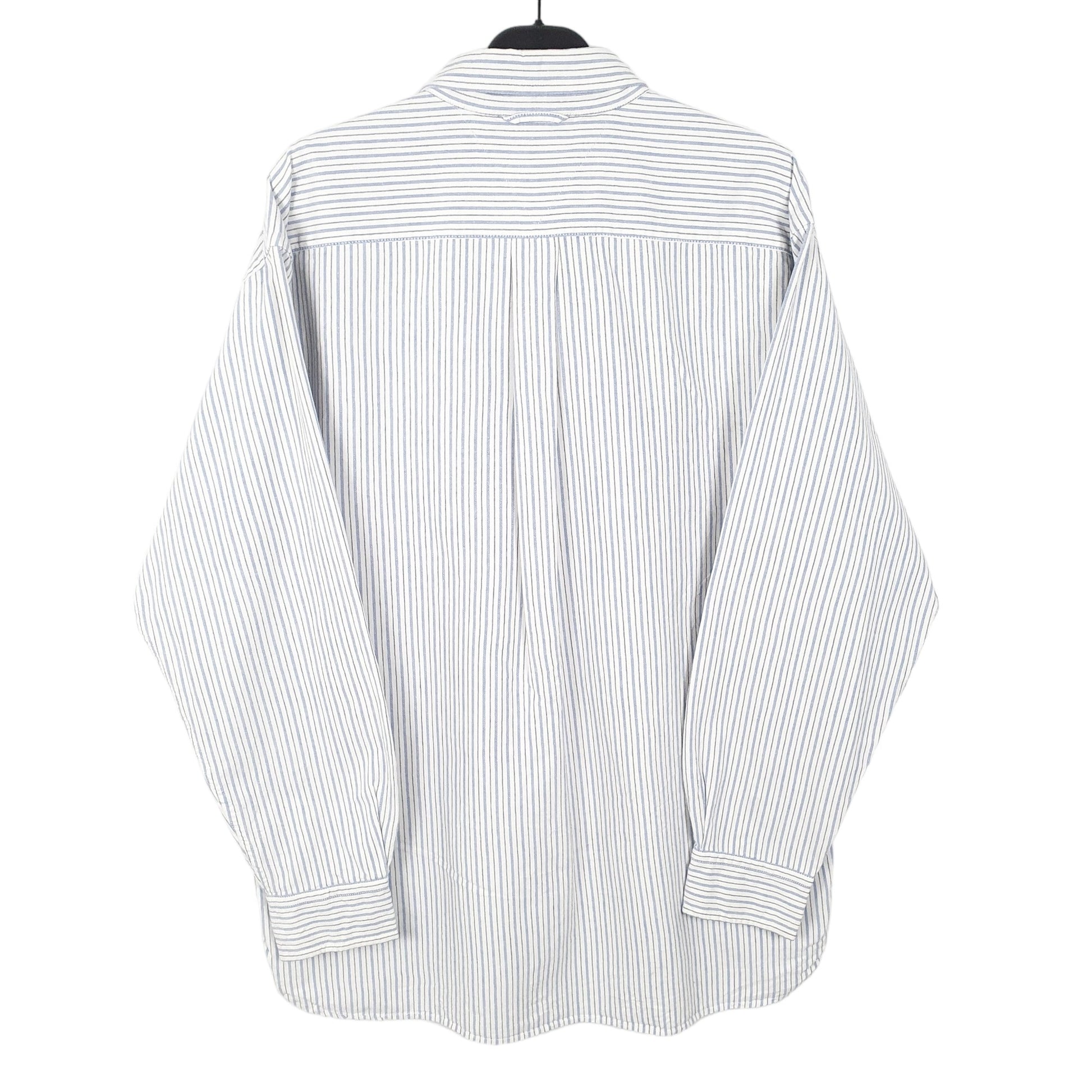 Tommy Hilfiger Long Sleeve Regular Fit Striped Shirt White